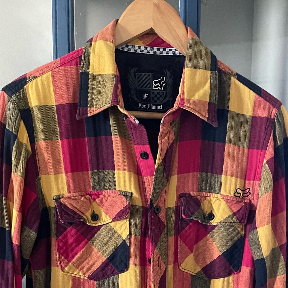 Flannel Fox Racing shirt